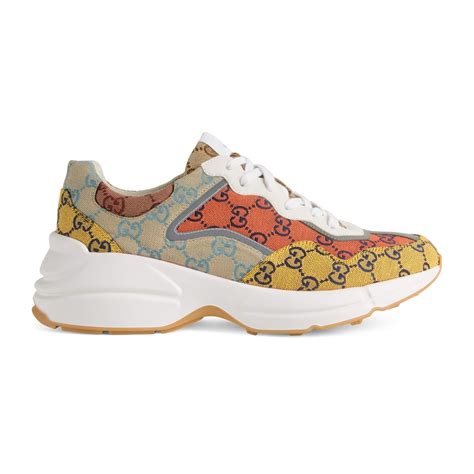 gucci multicolor rhyton sneakers|Gucci rhyton sneakers men's.